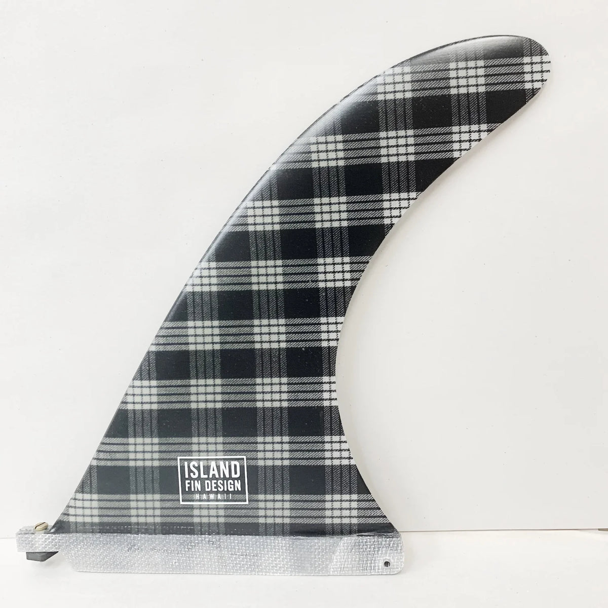Island Fin Design Lei Day 10.0" Fin Black Palaka