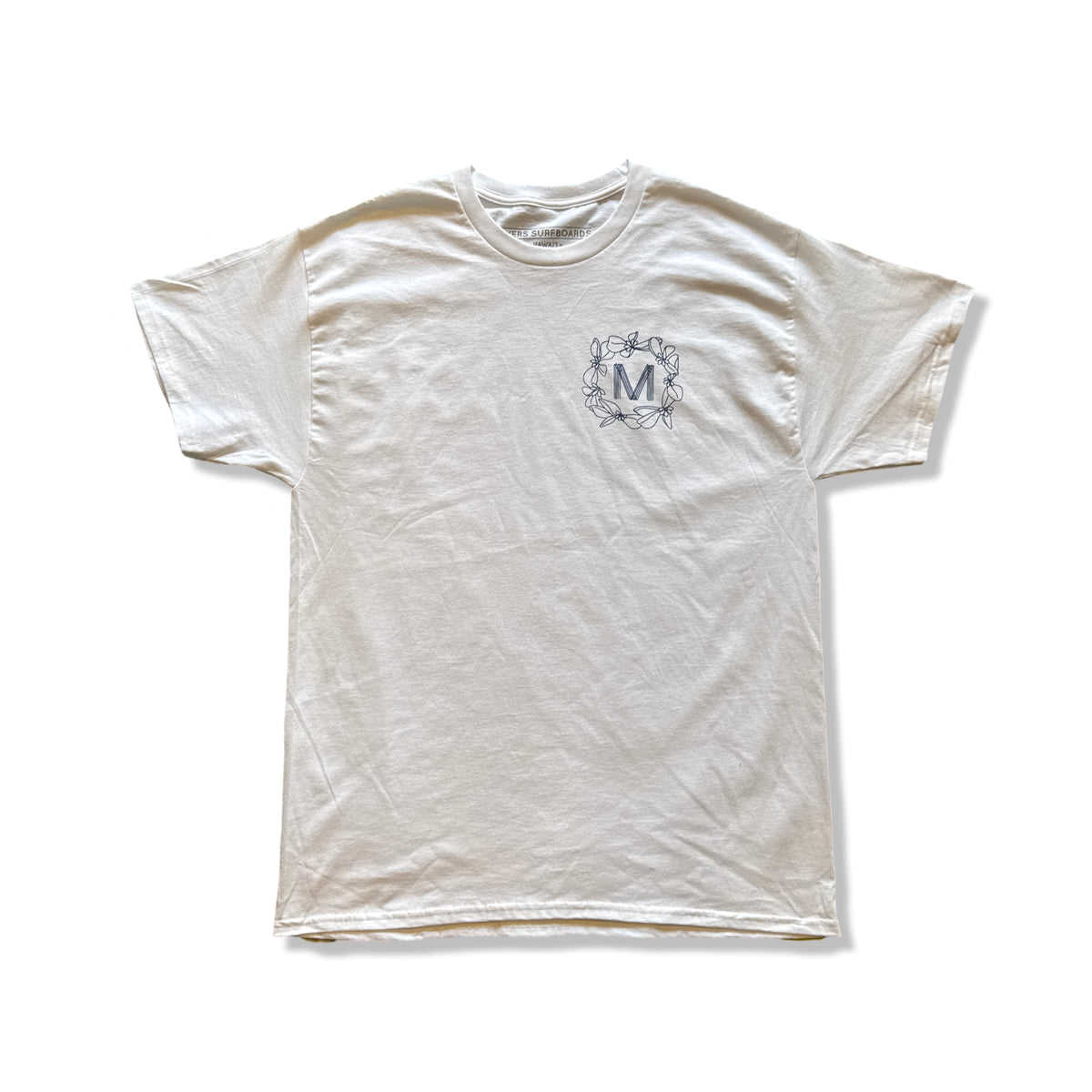 Myers Surfboards Naupaka Wreath Tee - White