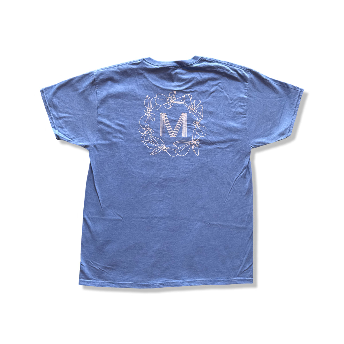 Myers Surfboards Naupaka Wreath Tee - Light Blue