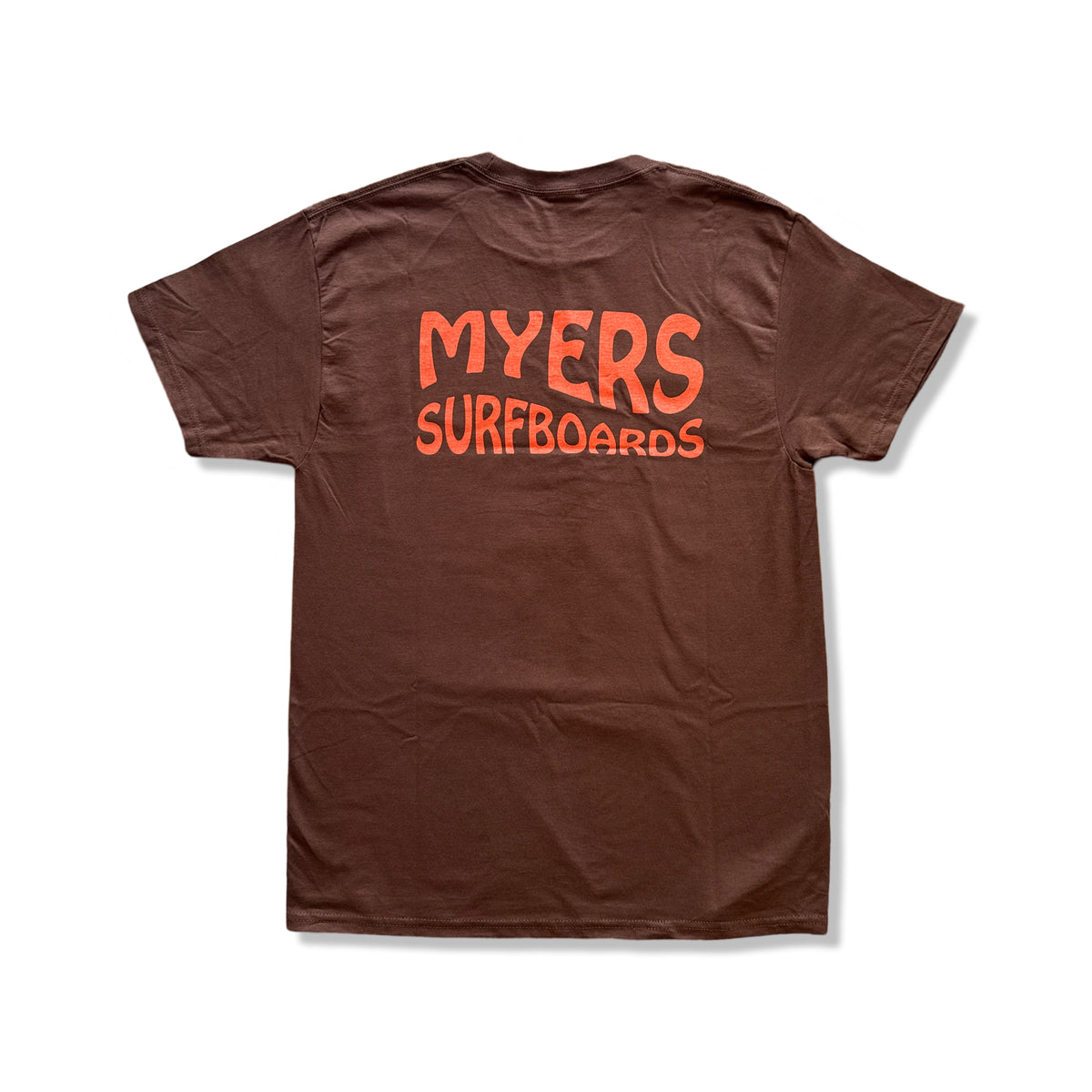 Myers Surfboards Wavy 70's Tee - Brown
