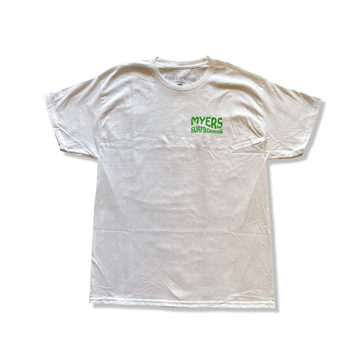 Myers Surfboards Wavy 70's Tee - White