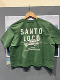 SantoLoco Women's Sagres Surfing is a Motorsport Crop Green