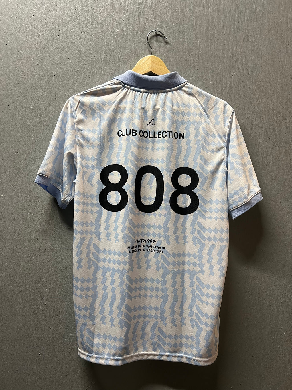 SantoLoco 808 Club Jersey Light Blue