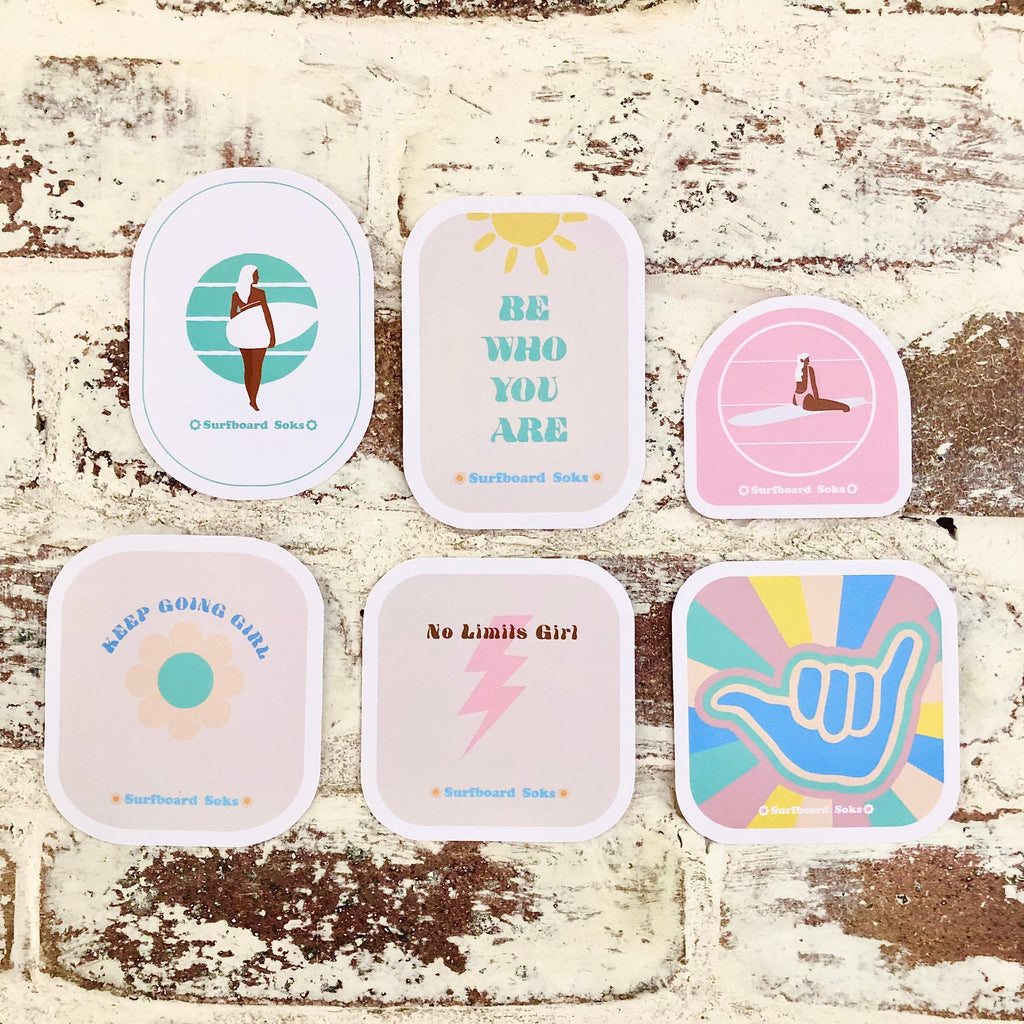 Surfboard Soks Shaka Sunray Sticker