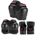 187 Junior Independent 6 Pack Pad Set Black