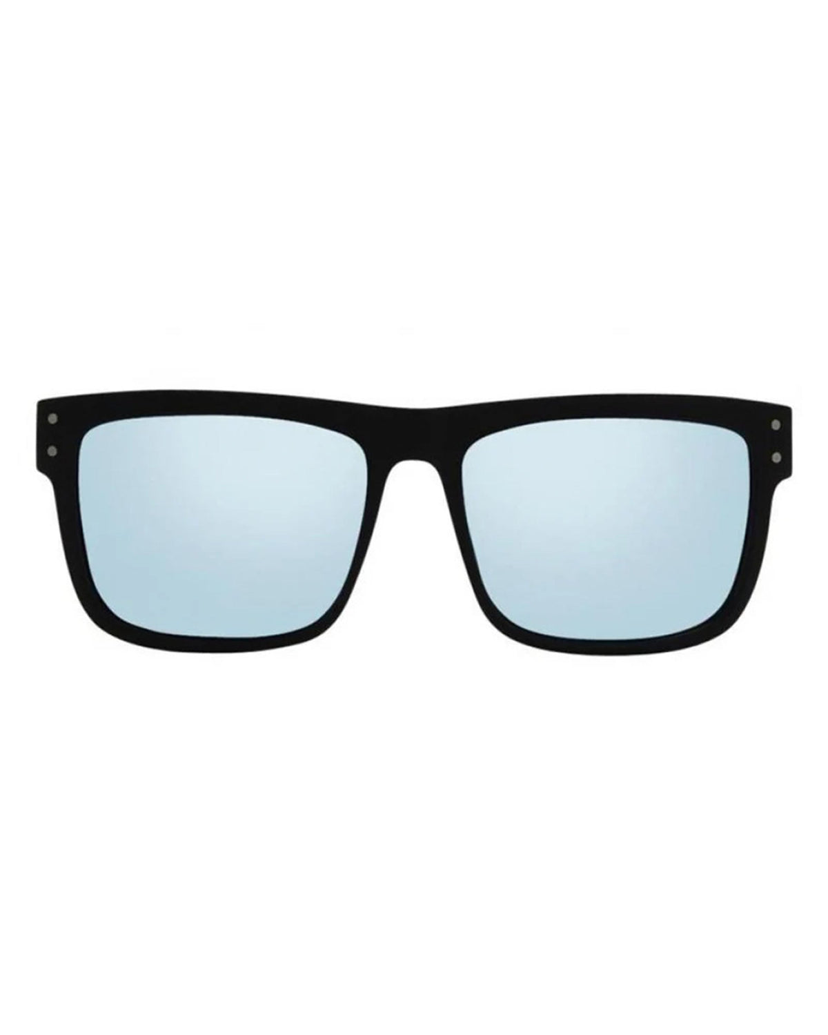 I-Sea V-Lander Shades Black Rubber/Blue Mirror Polarized