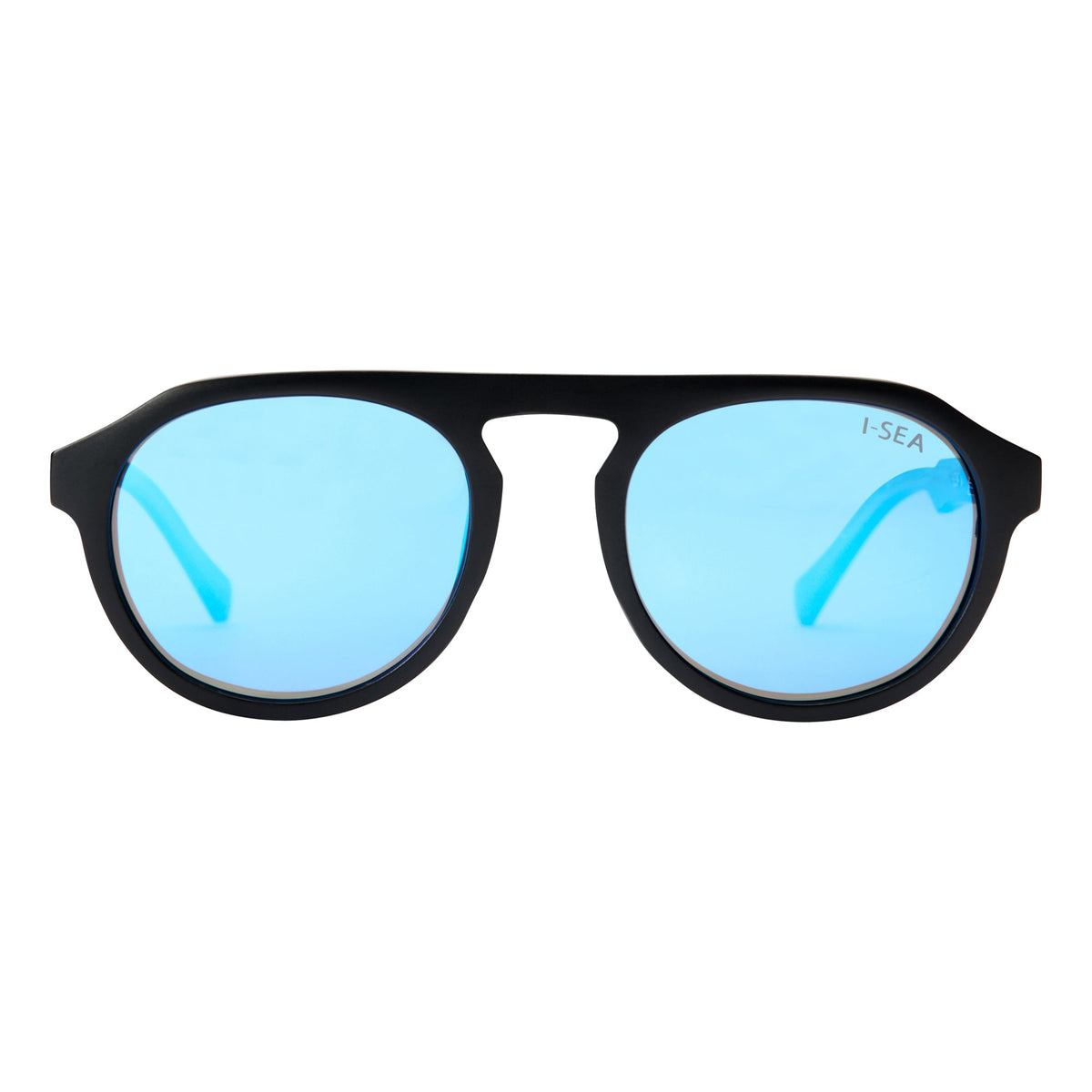 I-Sea Ivan Florence Shades Black/Blue Mirror Polarized
