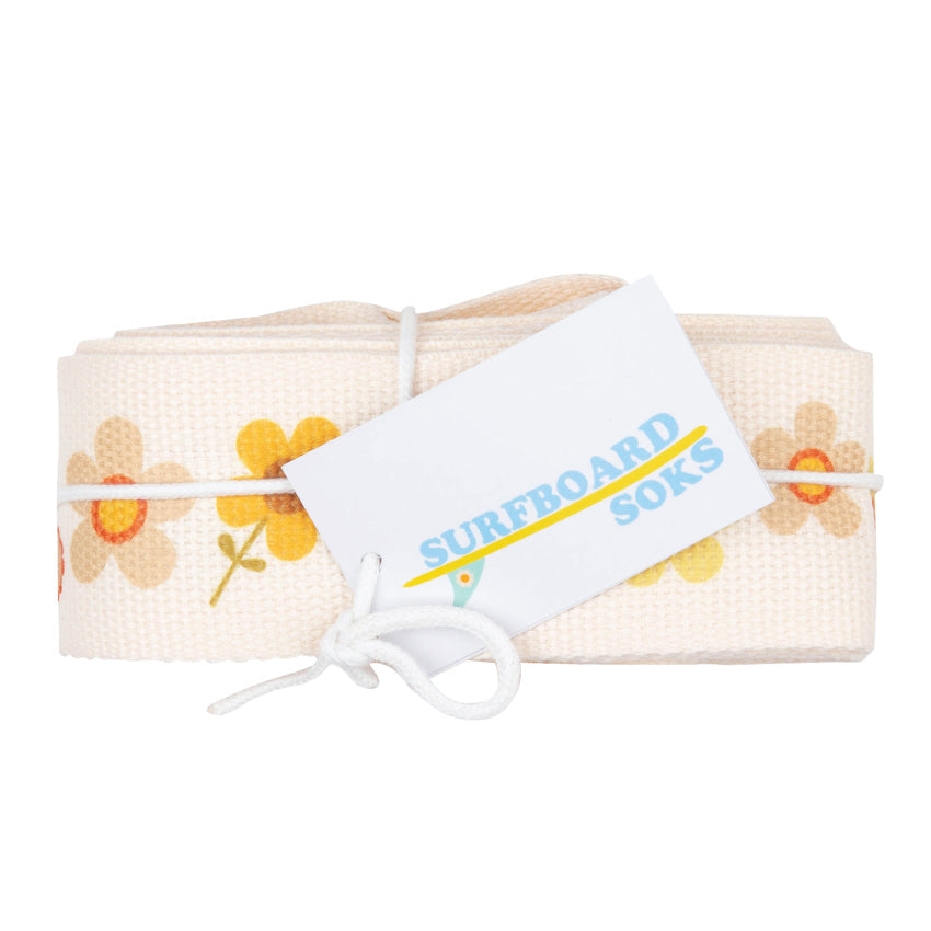 Surfboard Soks Tawny Daisy Tea Tree Surfboard Carry Strap