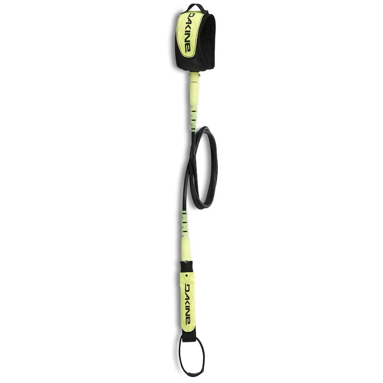 Dakine Kaimana Team 6' x 1/4" Leash Black/Lime
