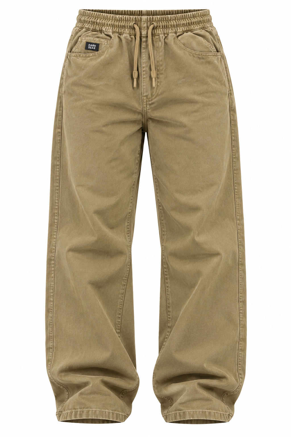Santoloco Loose Fit Twill Pants - Camel