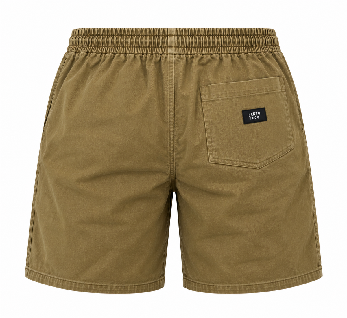 Santoloco Loose Fit Twill Shorts - Camel