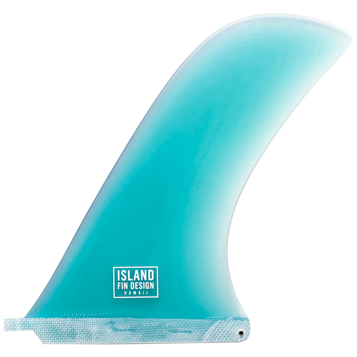 Island Fin Design Leeward 10.0" Fin Blue Smoke