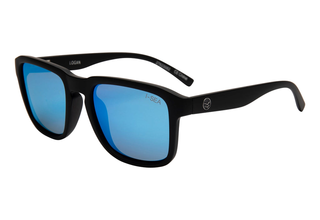 I-Sea Logan Black/T-Blue Polarized side