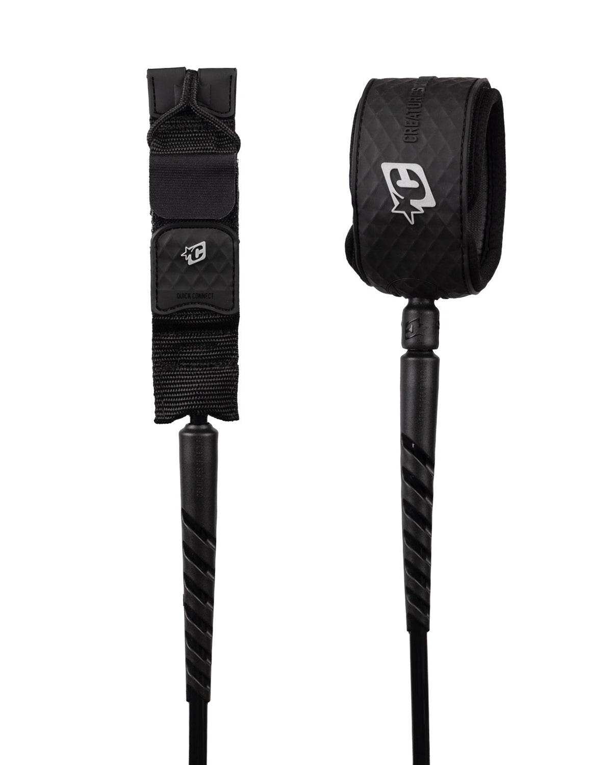 Creatures Reliance Heavy Duty 8' Leash Black Silver