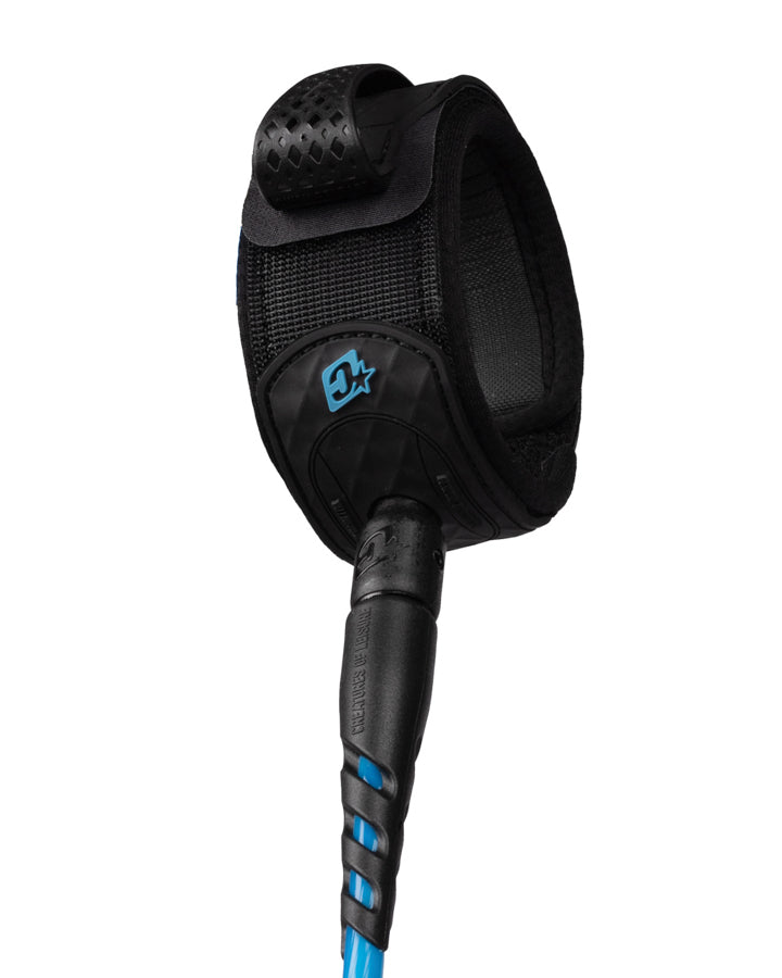 Creatures Reliance Medium Duty 6' Leash Cyan Twist Black