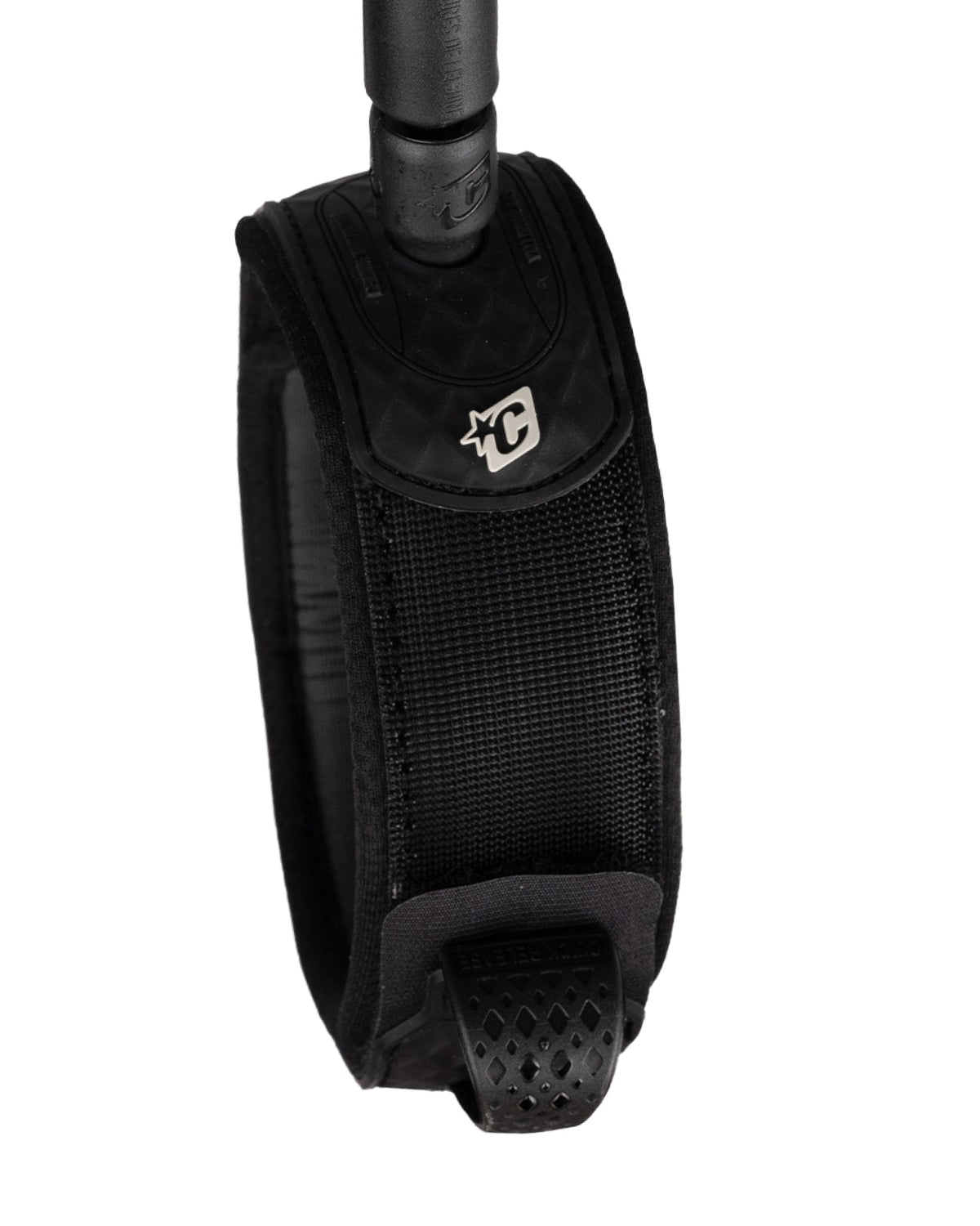 Creatures Reliance Longboard Heavy Duty Knee 10' Leash Black Silver
