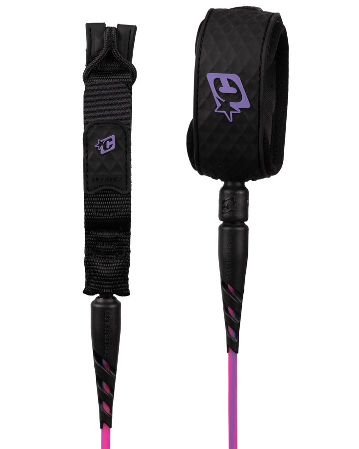Creatures Reliance Lite Duty 5' Grom Slim Ankle Leash Bubblegum Twist