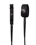 Creatures Reliance Longboard Standard Duty Ankle 9' Leash Black Silver