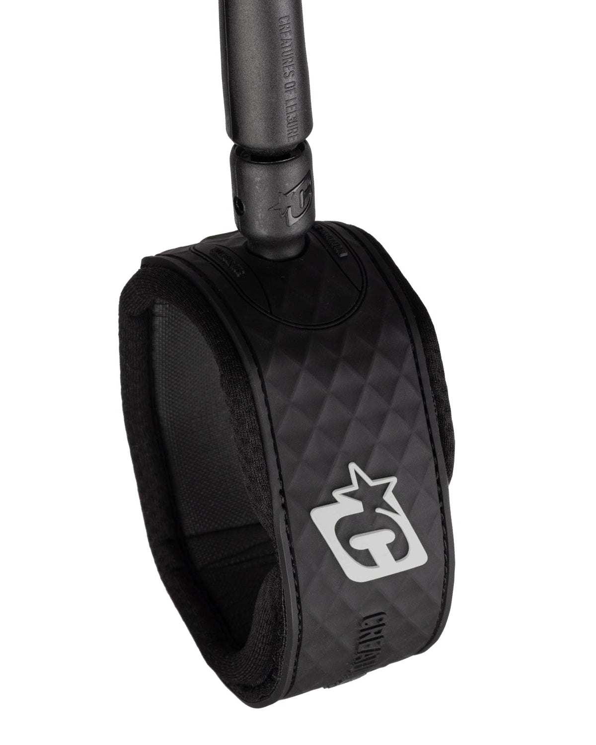 Creatures Reliance Longboard Standard Duty Ankle 9' Leash Bone Black