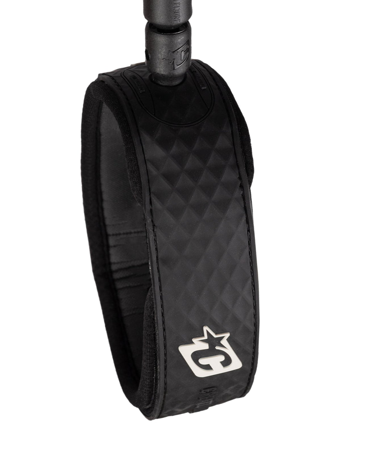 Creatures Reliance Longboard Standard Duty Knee 9' Leash Black Silver