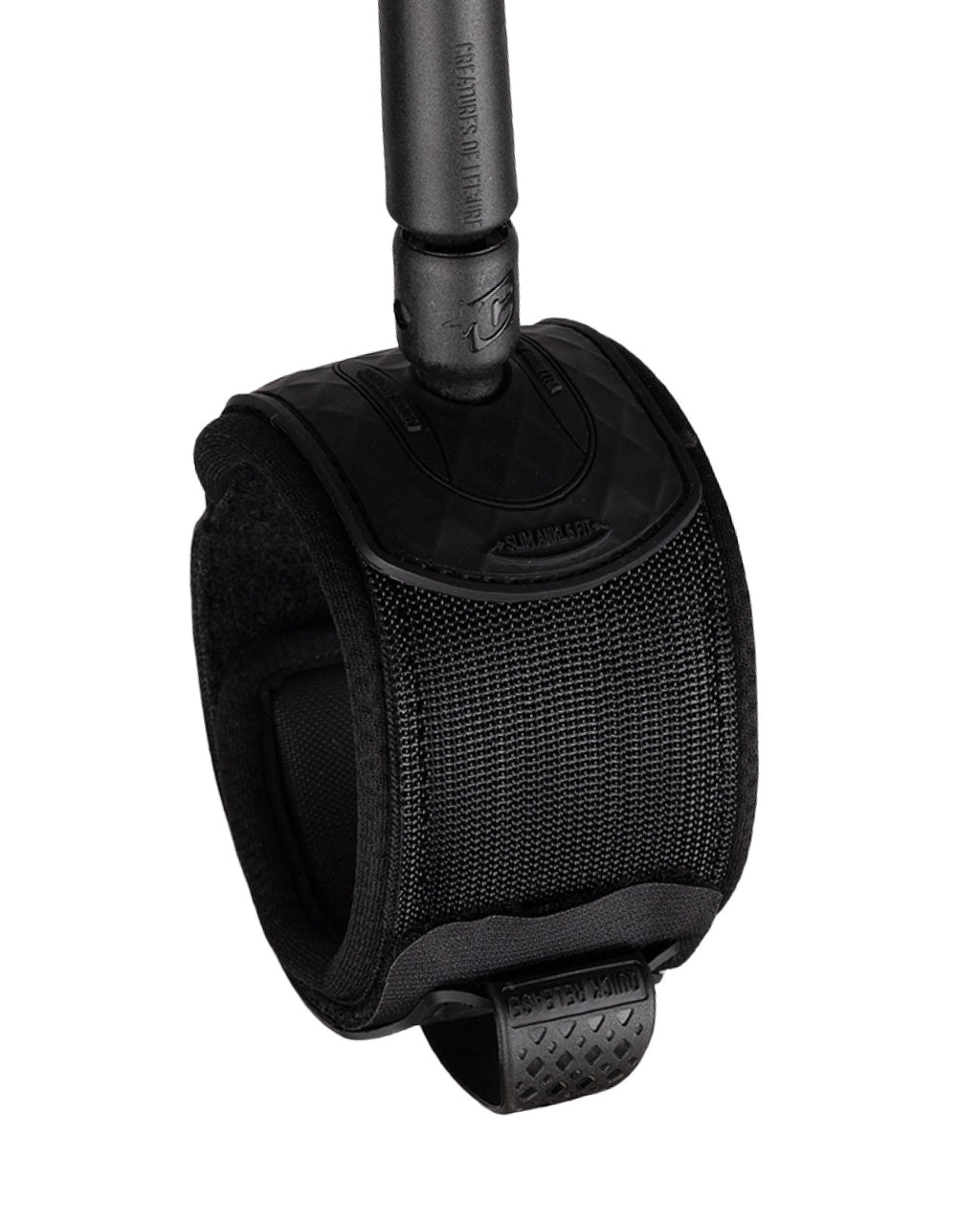 Creatures Reliance Longboard Standard Duty Slim Ankle 9' Leash Black
