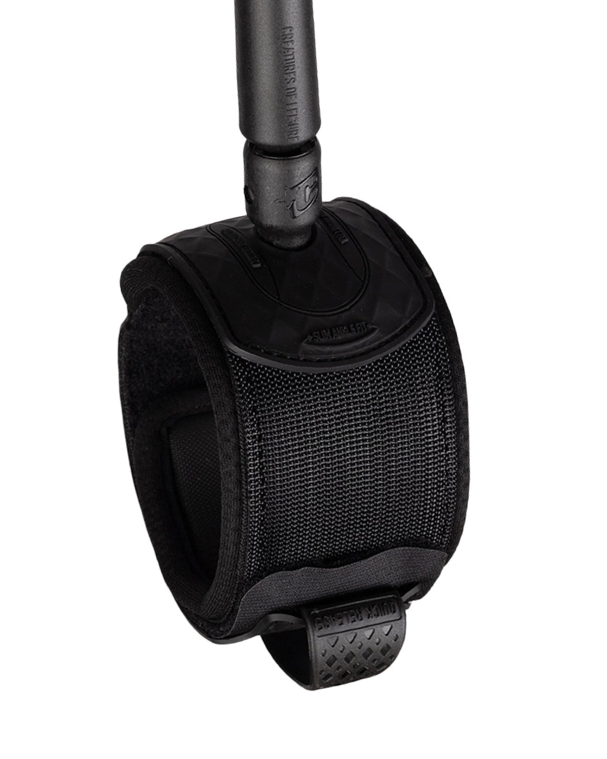 Creatures Reliance Longboard Standard Duty Slim Ankle 9' Leash Black