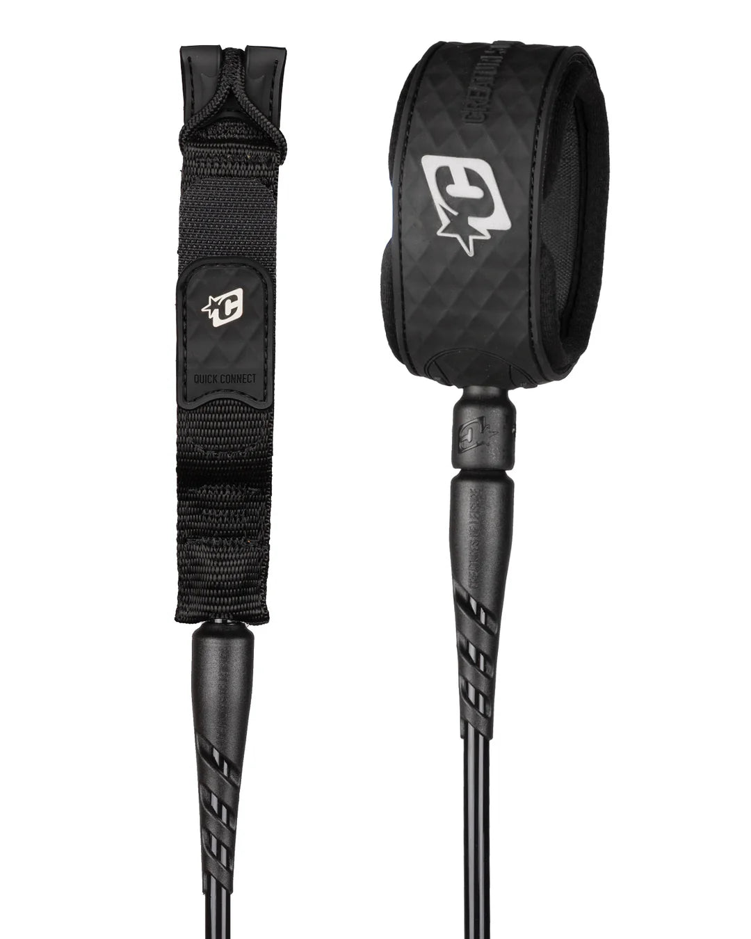 Creatures Medium Duty 6' Leash Black Silver