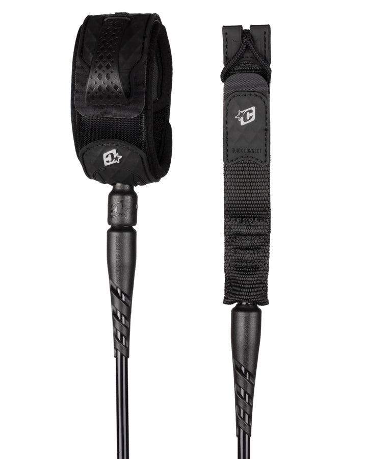 Creatures Reliance Standard Duty 7' Leash Black Silver