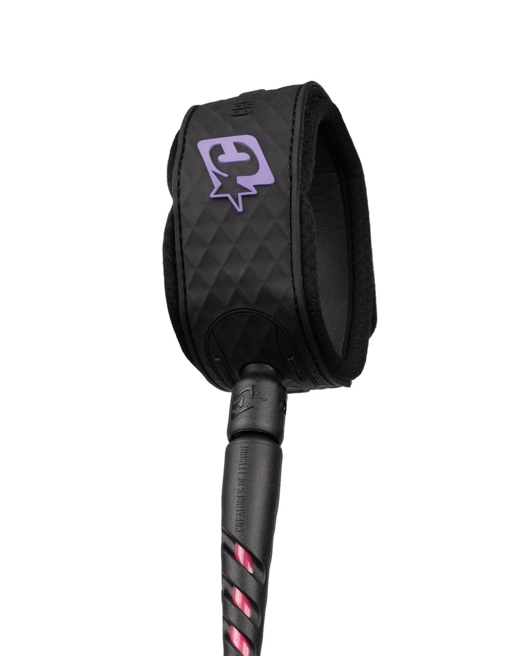 Creatures Reliance Medium Duty 6' Leash Bubblegum Twist Black