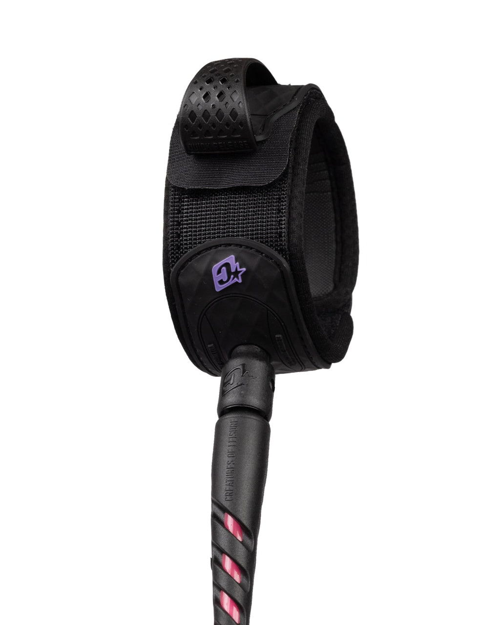 Creatures Reliance Medium Duty 6' Leash Bubblegum Twist Black