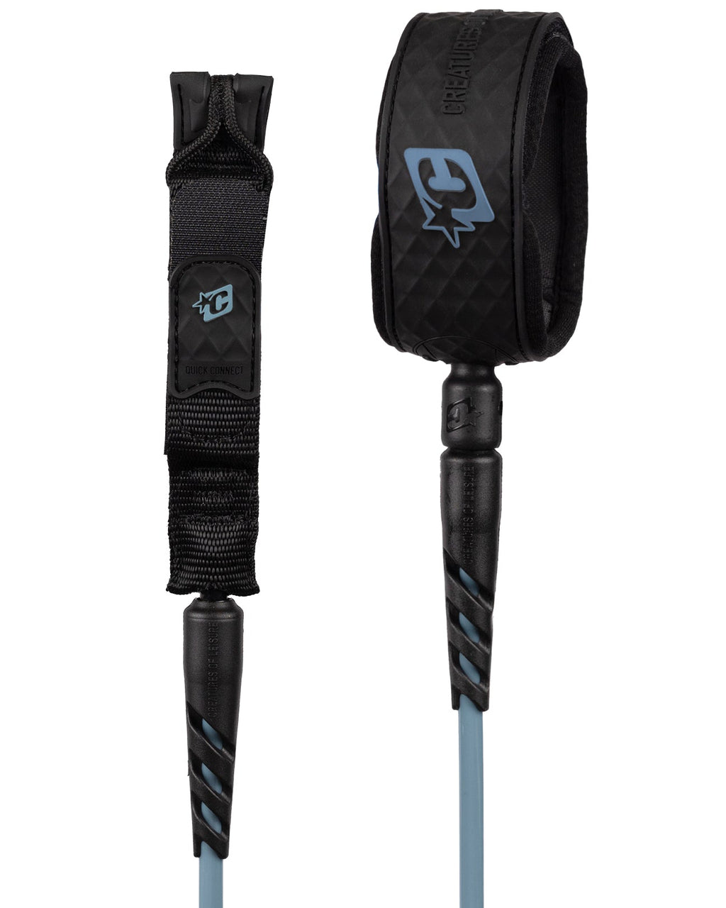 Creatures Reliance Standard Duty 6' Leash Slate Black