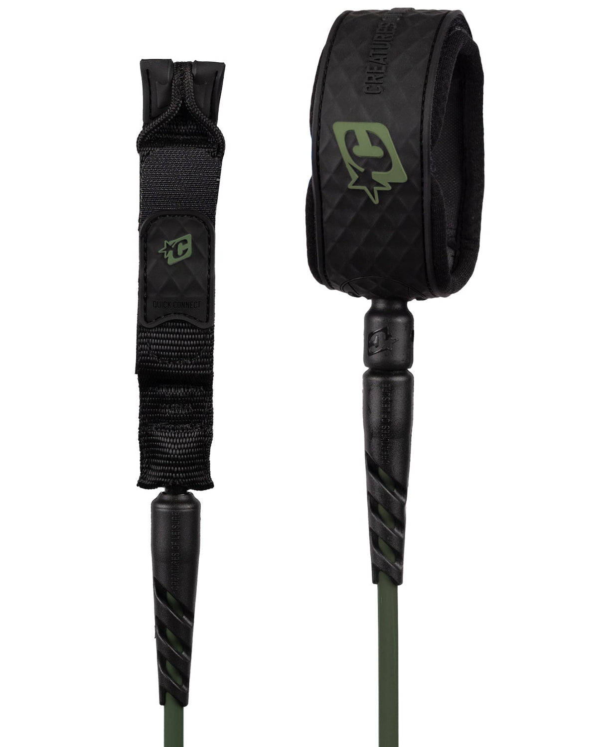 Creatures Reliance Standard Duty 7' Leash Military Black