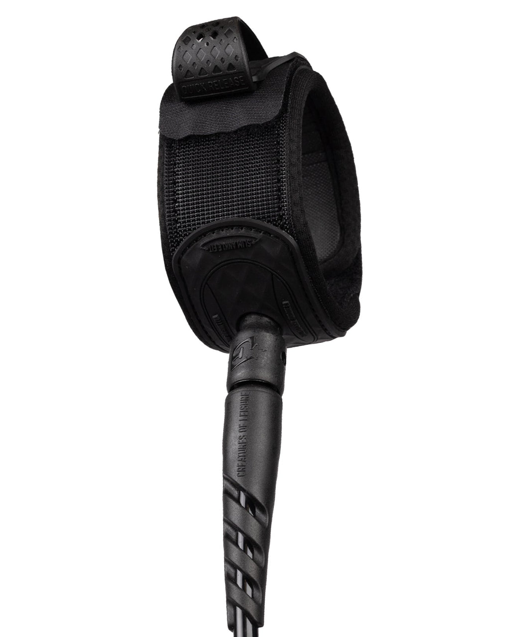 Creatures Reliance Standard Duty 6' Slim Ankle Leash Black White
