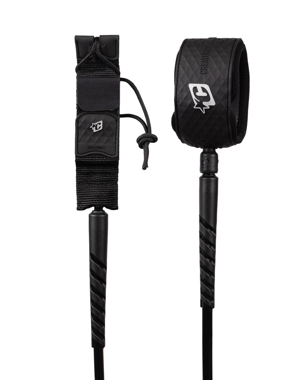 Creatures Reliance Extra Heavy Duty 8' Leash Black Silver