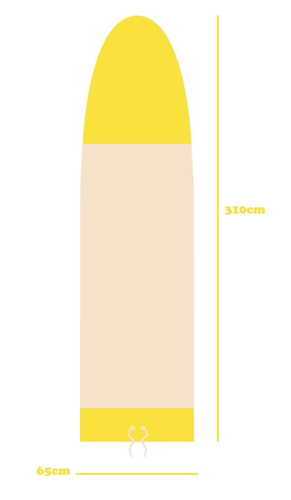 Surfboard Soks Sunshine Daisy Longboard Surfboard Sok