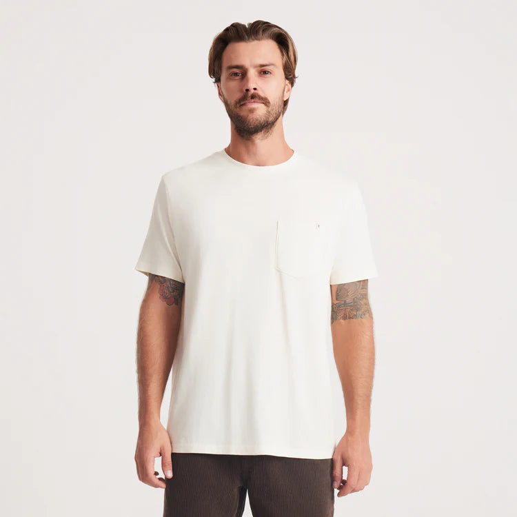Roark Made To Fade Washed Off White Tee