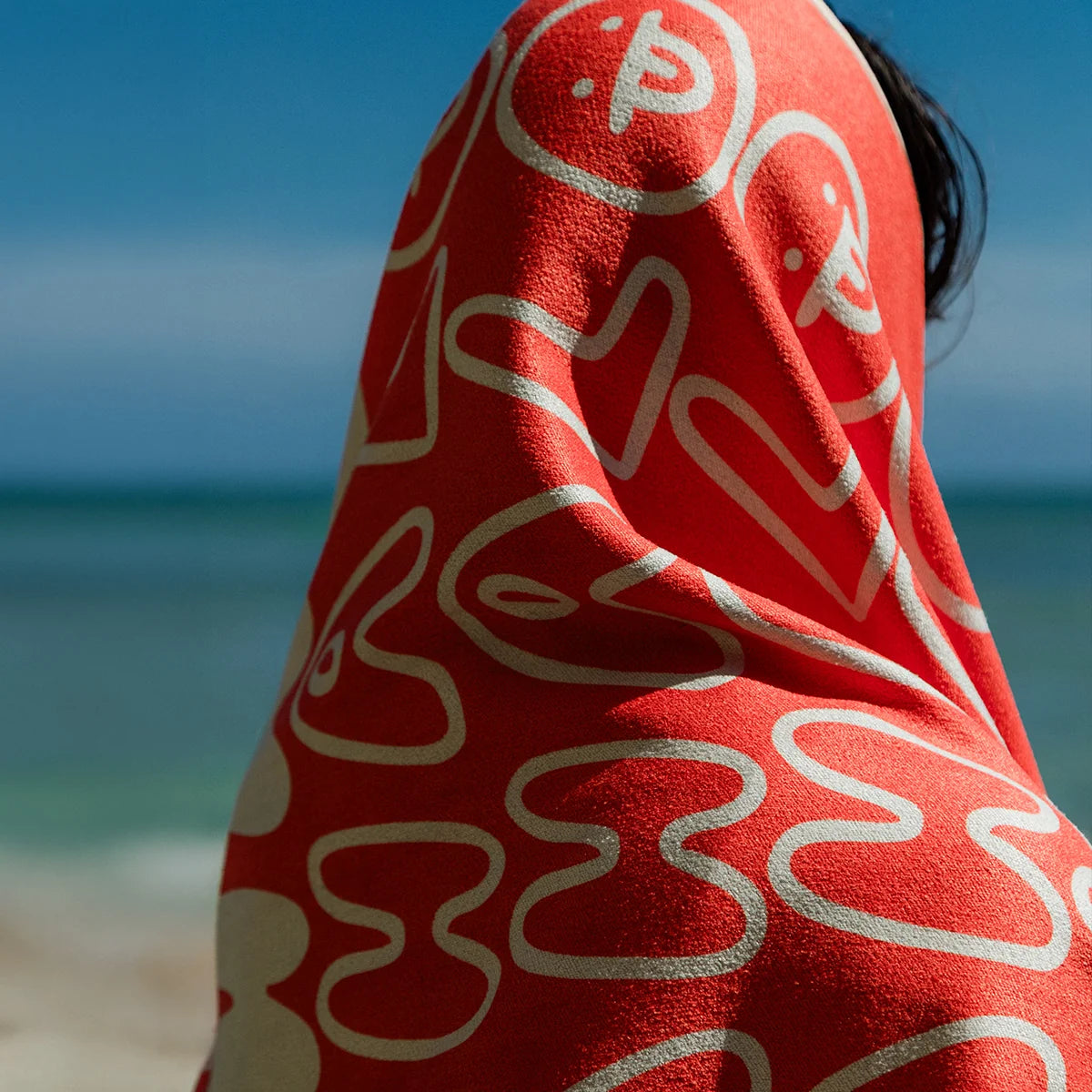 Slowtide Mahalo Performance Quick-Dry Travel Towel Red