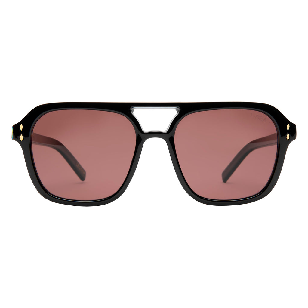I-Sea Monaco Black/Plum Polarized