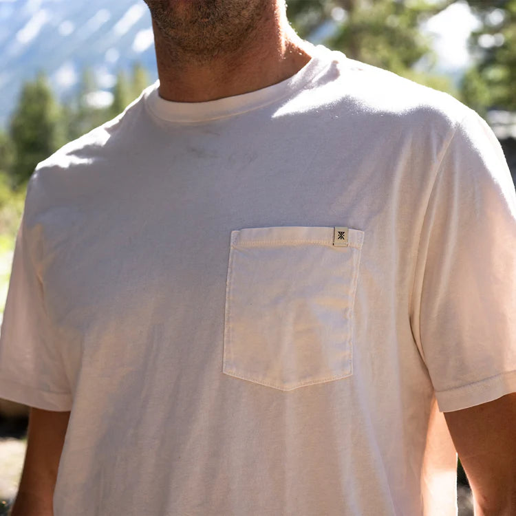 Roark Made To Fade Washed Off White Tee