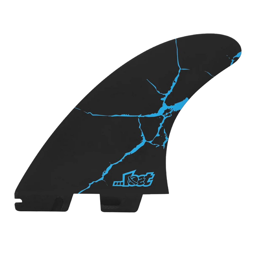 FCS II Mayhem PC Carbon Large Tri Driver Fin Blue