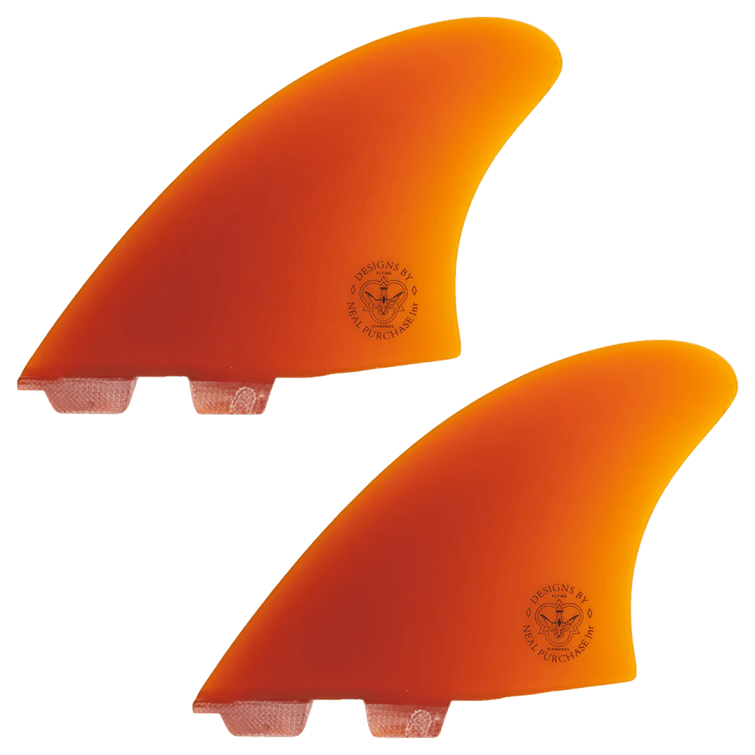 Flying Diamond NPJ Keel Fin Twin Set Amber
