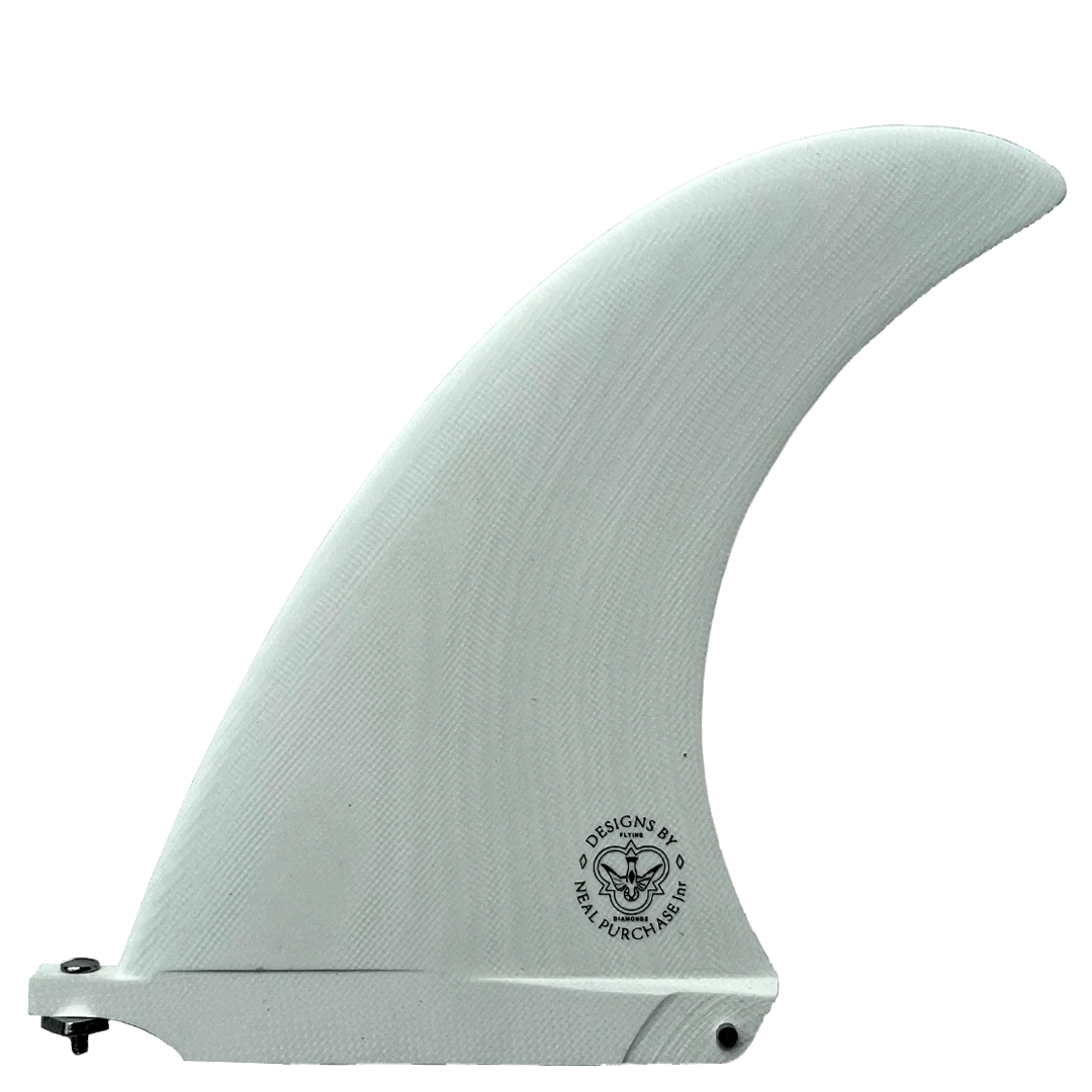 Flying Diamond NPJ Single Fin 8.0" White