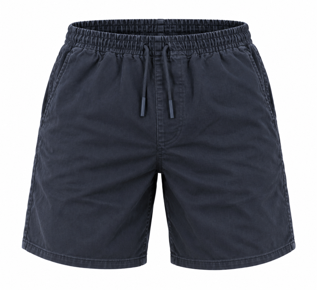 Santoloco Loose Fit Twill Shorts - Black