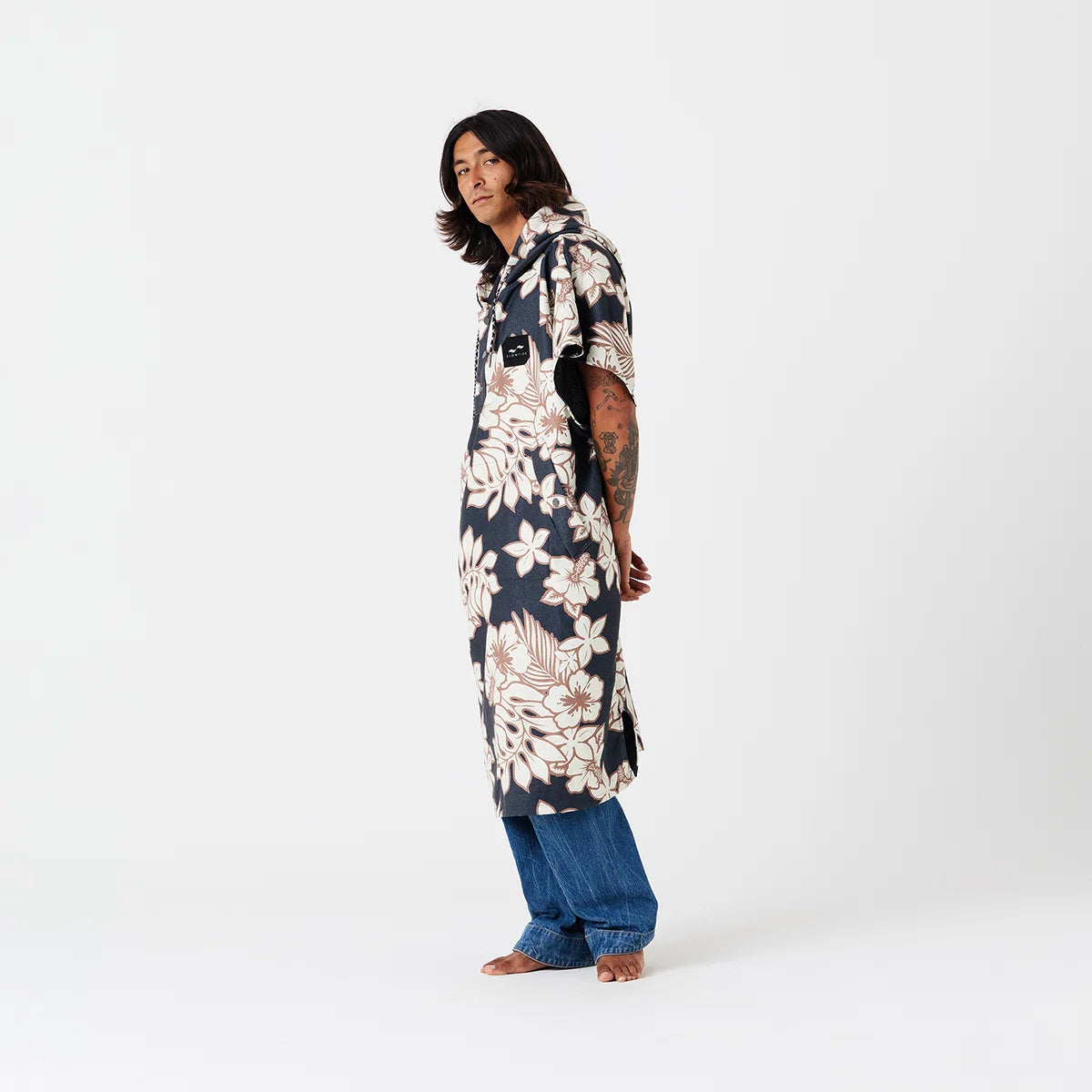 Slowtide Olinda Quick-Dry Poncho Black
