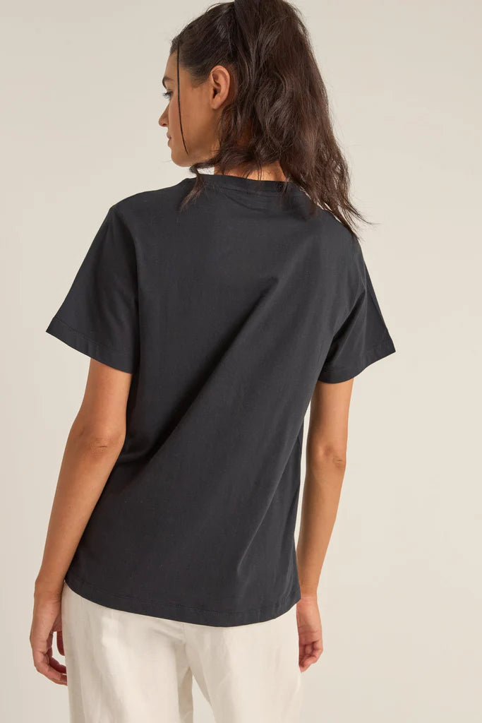 Rhythm Flagship Boyfriend T-Shirt Black