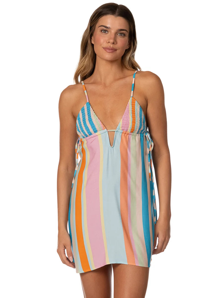Maaji Deep Sea Lines Doolin Short Dress Blue