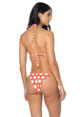 Maaji Shimmering Horizon Sunflash Low Rise Tie Side Bikini Bottom Red