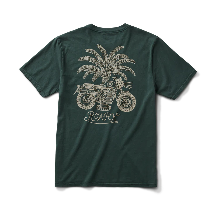Roark Moto Tee Dark Forest