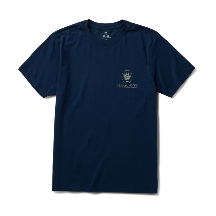 Roark Seaweed Knowledge Tee - Navy