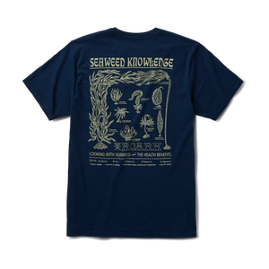 Roark Seaweed Knowledge Tee - Navy